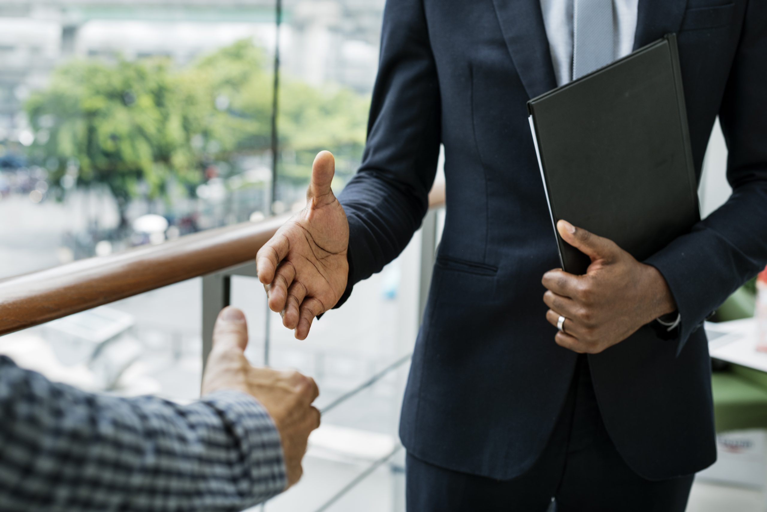 Business Discussion Talking Deal Concept